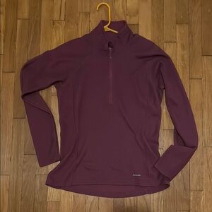 Patagonia Women's Half-Zip Long Sleeve Top - Plum